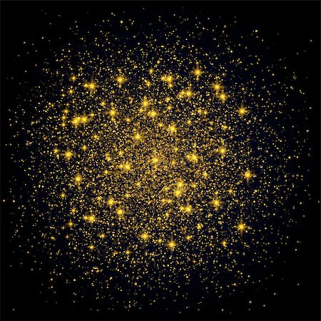 Sparkling background. Gold Explosion on Black Background Vector festive illustration. Gold shiny particles shape. Shining Motion Luxury Design. Holiday, Card. Stock Photo - Budget Royalty-Free & Subscription, Code: 400-08812937