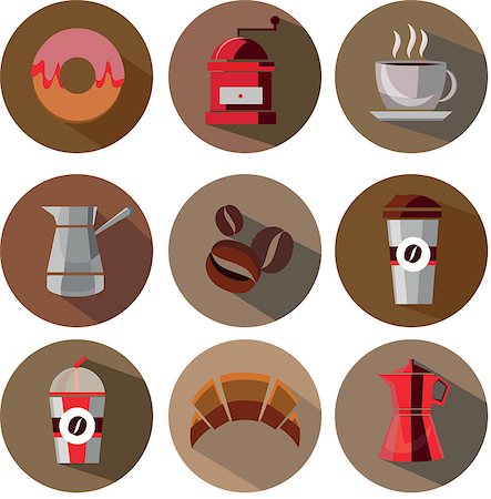 stockvanilla (artist) - Great designed coffee vectors that can be used in various templates Stock Photo - Budget Royalty-Free & Subscription, Code: 400-08813099