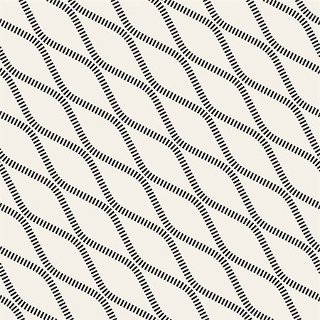 simsearch:400-09098204,k - Vector Seamless Black and White Diagonal Stripy Wavy Lines Pattern. Abstract Geometric Background Design. Stock Photo - Budget Royalty-Free & Subscription, Code: 400-08813649
