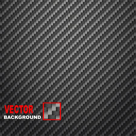 shiny black carbon - Carbon Fiber texture background vector illustration. Stock Photo - Budget Royalty-Free & Subscription, Code: 400-08835402