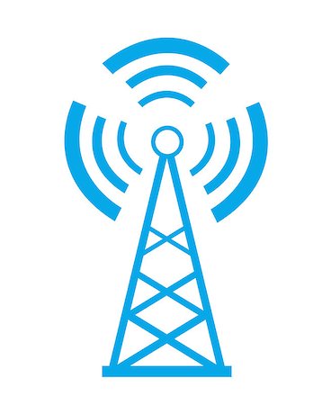 satellite towers - Transmitter icon Foto de stock - Super Valor sin royalties y Suscripción, Código: 400-08835517