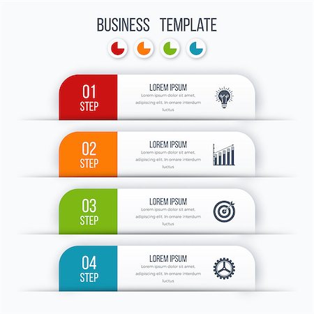 simsearch:400-09173301,k - Modern infographics options template with paper sheets, icons for 4 options. Vector. Can be used for web design and workflow layout Stockbilder - Microstock & Abonnement, Bildnummer: 400-08835664