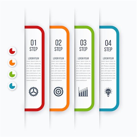 simsearch:400-09173301,k - Modern infographics options template with paper sheets, icons for 4 options. Vector. Can be used for web design and workflow layout Stockbilder - Microstock & Abonnement, Bildnummer: 400-08835665