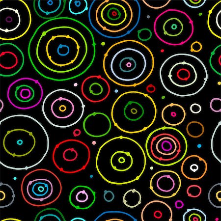 simsearch:400-08977036,k - Funny circles colorful, seamless pattern for your design. Vector illustration Foto de stock - Royalty-Free Super Valor e Assinatura, Número: 400-08836124