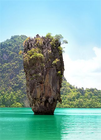 simsearch:400-08012860,k - Thai stone island with the sea. Island in Thailand. Stock Photo - Budget Royalty-Free & Subscription, Code: 400-08831230