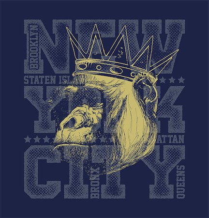 New York City Typography Graphics, T-shirt design. vector illustration Stockbilder - Microstock & Abonnement, Bildnummer: 400-08833837