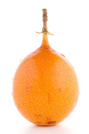passiflora - Passion fruit maracuja granadilla on white background. Photographie de stock - Aubaine LD & Abonnement, Code: 400-08864368
