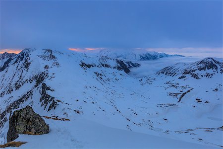 simsearch:400-07309307,k - before sunrise in the Fagaras Mountains, Romania Stockbilder - Microstock & Abonnement, Bildnummer: 400-08861485