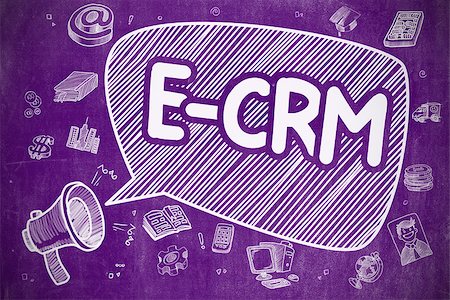 simsearch:400-08772702,k - E-CRM - Electronic Customer Relationship Management on Speech Bubble. Cartoon Illustration of Screaming Megaphone. Advertising Concept. Stock Photo - Budget Royalty-Free & Subscription, Code: 400-08887704