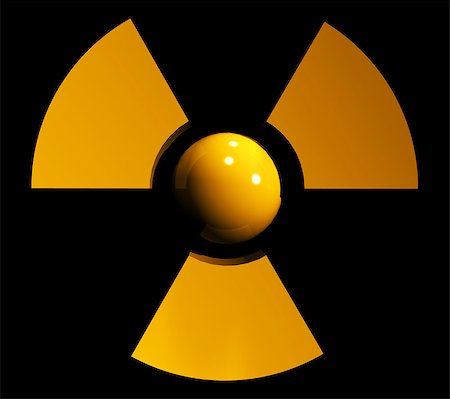 simsearch:400-04842332,k - sign symbol of radiation on black background Stock Photo - Budget Royalty-Free & Subscription, Code: 400-08889765