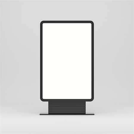 simsearch:400-08621223,k - Lightboxe Isolated On white Background. 3D rendering. Template for your Design Stock Photo - Budget Royalty-Free & Subscription, Code: 400-08898886