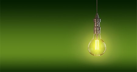 simsearch:400-04901392,k - Light bulb lamps on a colour background. 3D rendering Stock Photo - Budget Royalty-Free & Subscription, Code: 400-08899020