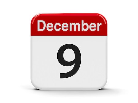 Calendar web button - The Ninth of December - International Day Against Corruption, three-dimensional rendering, 3D illustration Stock Photo - Budget Royalty-Free & Subscription, Code: 400-08899627