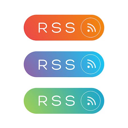 simsearch:400-04321465,k - RSS feed icon sign vector Stock Photo - Budget Royalty-Free & Subscription, Code: 400-08891166