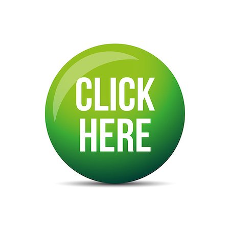 Click Here button vector green Foto de stock - Super Valor sin royalties y Suscripción, Código: 400-08891578
