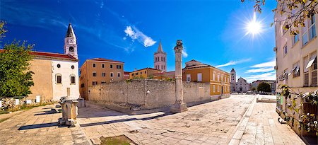 simsearch:400-05882030,k - Ancient landmarks of Zadar view, Dalmatia, Croatia Stock Photo - Budget Royalty-Free & Subscription, Code: 400-08892937