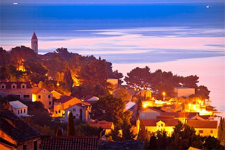 simsearch:400-07633210,k - Town of Bol sunrise waterfront view, Island of Brac, Croatia Stock Photo - Budget Royalty-Free & Subscription, Code: 400-08893443