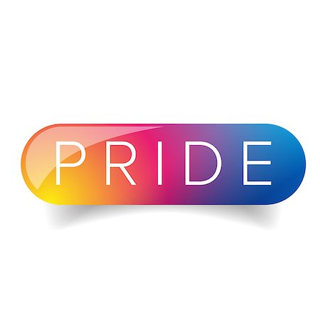 Pride - Lgbt rainbow button vector Foto de stock - Super Valor sin royalties y Suscripción, Código: 400-08893698