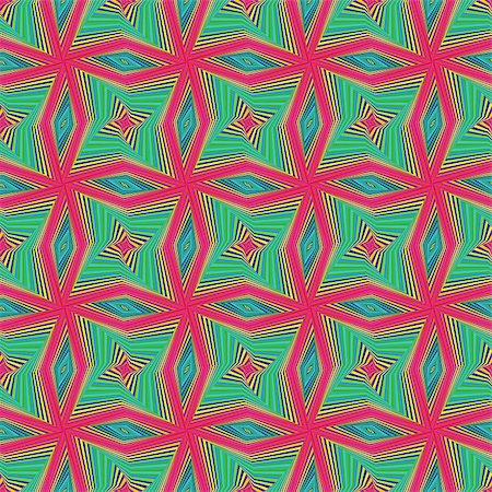 Abstract seamless vector pattern with rotating colourful shapes Foto de stock - Super Valor sin royalties y Suscripción, Código: 400-08916544