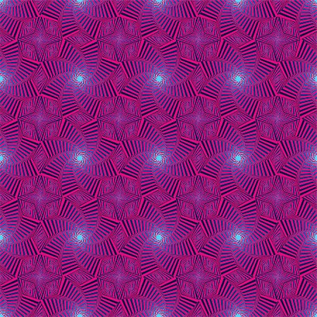 Abstract seamless vector pattern with concentric octagonal stars forming the whirling sequences in blue and pink hues Foto de stock - Super Valor sin royalties y Suscripción, Código: 400-08916545