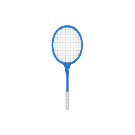simsearch:400-07044732,k - Tennis racket in retro design on white background Foto de stock - Super Valor sin royalties y Suscripción, Código: 400-08917240