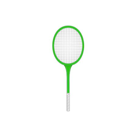 simsearch:400-07044732,k - Tennis racket in retro design on white background Foto de stock - Super Valor sin royalties y Suscripción, Código: 400-08917334