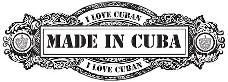I love Cuban, stamp Made in Cuba. Stock Photo - Budget Royalty-Free & Subscription, Code: 400-08917754