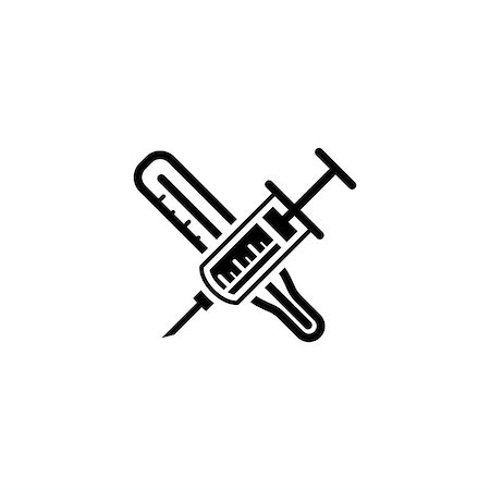 simsearch:400-04513453,k - Vaccination and Medical Services Icon. Flat Design. Stock Photo - Budget Royalty-Free & Subscription, Code: 400-08918214