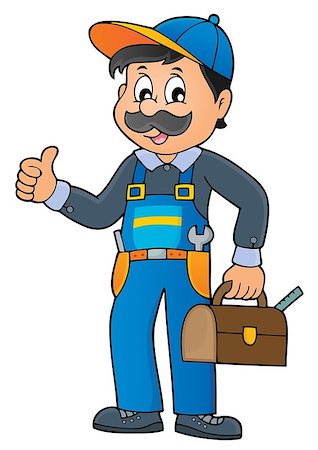 simsearch:400-09152818,k - Plumber theme image 1 - eps10 vector illustration. Stock Photo - Budget Royalty-Free & Subscription, Code: 400-08918491
