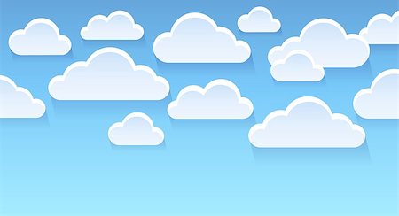 simsearch:400-04272687,k - Stylized clouds theme image 2 - eps10 vector illustration. Stockbilder - Microstock & Abonnement, Bildnummer: 400-08918504