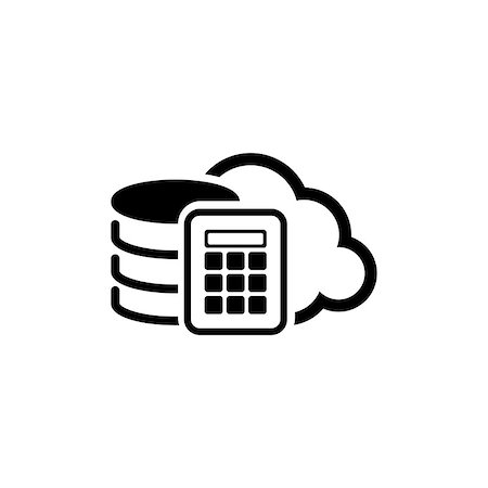simsearch:400-09028668,k - Secure Cloud Storage Icon. Flat Design Isolated Illustration. App Symbol or UI element. Stock Photo - Budget Royalty-Free & Subscription, Code: 400-08919370