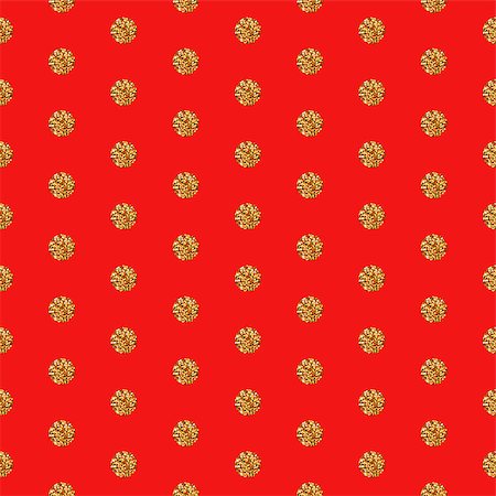 simsearch:400-08411358,k - Gold foil shimmer glitter polkadot red seamless pattern. Vector shimmer abstract circles golden texture. Sparkle shiny balls background. Foto de stock - Super Valor sin royalties y Suscripción, Código: 400-08929940