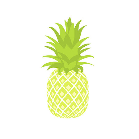 pineapple botanical - Vector illustration of tropical fruit pineapple. Fruit symbol Stock Photo - Budget Royalty-Free & Subscription, Code: 400-08934404