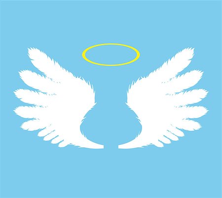 simsearch:400-06849078,k - vector illustration of angel wings icon Photographie de stock - Aubaine LD & Abonnement, Code: 400-08935649