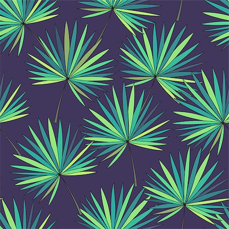 simsearch:400-08754428,k - Vector seamless tripical pattern Stock Photo - Budget Royalty-Free & Subscription, Code: 400-08930394