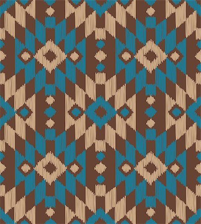 simsearch:400-08934693,k - Color tribal Navajo vector seamless pattern. aztec fancy abstract geometric art print. ethnic hipster backdrop. Wallpaper, cloth design, fabric, paper, cover, textile, weave wrapping Foto de stock - Royalty-Free Super Valor e Assinatura, Número: 400-08930802