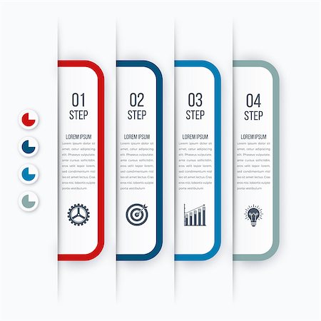 simsearch:400-09173301,k - Modern infographics options template with paper sheets, icons for 4 options. Vector. Can be used for web design and workflow layout Stockbilder - Microstock & Abonnement, Bildnummer: 400-08931280