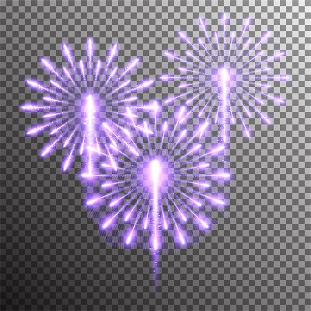 simsearch:400-07213298,k - Set of isolated realistic vector fireworks on transparent background Foto de stock - Royalty-Free Super Valor e Assinatura, Número: 400-08931301