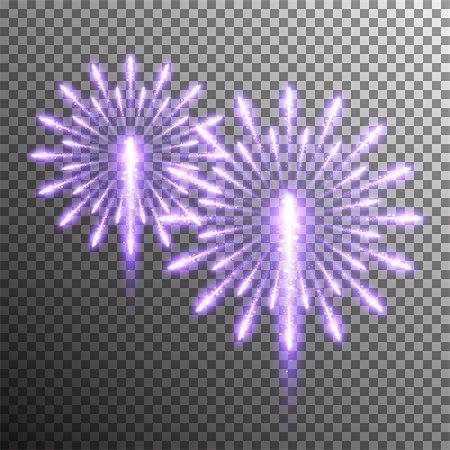 simsearch:400-05706439,k - Set of isolated realistic vector fireworks on transparent background Foto de stock - Royalty-Free Super Valor e Assinatura, Número: 400-08931303