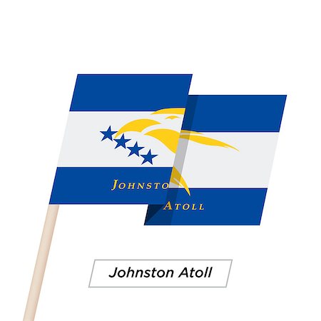 simsearch:400-08930566,k - Johnston Atoll Ribbon Waving Flag Isolated on White. Vector Illustration. Johnston Atoll Flag with Sharp Corners Photographie de stock - Aubaine LD & Abonnement, Code: 400-08931427