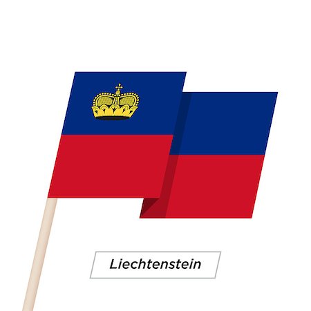 simsearch:400-08932157,k - Liechtenstein Ribbon Waving Flag Isolated on White. Vector Illustration. Liechtenstein Flag with Sharp Corners Photographie de stock - Aubaine LD & Abonnement, Code: 400-08931447