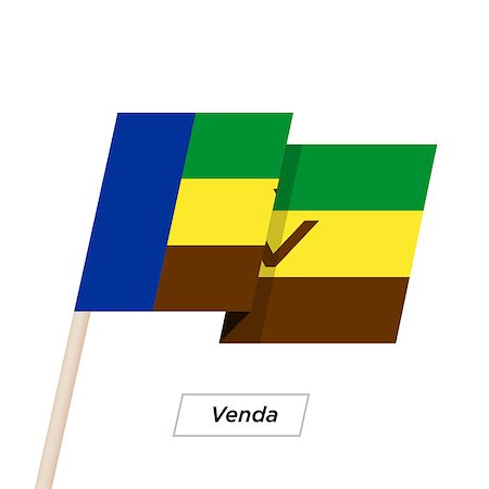 simsearch:400-08930565,k - Venda Ribbon Waving Flag Isolated on White. Vector Illustration. Venda Flag with Sharp Corners Foto de stock - Super Valor sin royalties y Suscripción, Código: 400-08932872