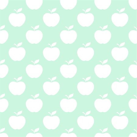 fruit artworks pattern - Apple light seamless pattern background. Vector illustration Stock Photo - Budget Royalty-Free & Subscription, Code: 400-08933044