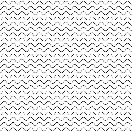 Black fine wavy line pattern black and white. Zigzag striped background for wrap paper or web tiles. Stock Photo - Budget Royalty-Free & Subscription, Code: 400-08933687