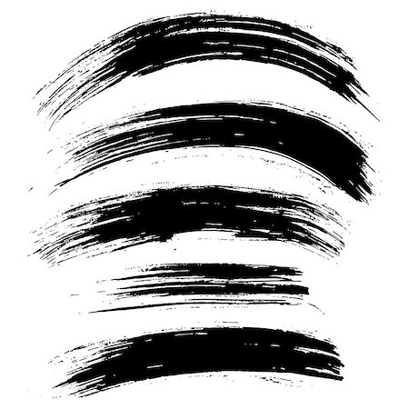 simsearch:400-05153010,k - Black ink vector brush strokes background. Vector illustration. Grunge texture Photographie de stock - Aubaine LD & Abonnement, Code: 400-08954478