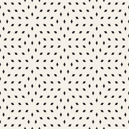 simsearch:400-08415945,k - Cubic Grid Tiling Endless Stylish Texture. Abstract Geometric Background Design. Vector Seamless Black and White Pattern. Stockbilder - Microstock & Abonnement, Bildnummer: 400-08955340