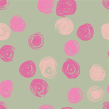 simsearch:400-08492974,k - Seamless pattern with hand drawn grunge circles. Ink vector illustration. Hand drawn ornament for wrapping paper. Foto de stock - Super Valor sin royalties y Suscripción, Código: 400-08955681