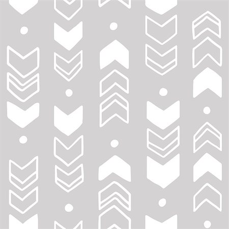 drawn baby - Seamless hand drawn geometric tribal pattern. Vector navajo design illustration. Stock Photo - Budget Royalty-Free & Subscription, Code: 400-08956114