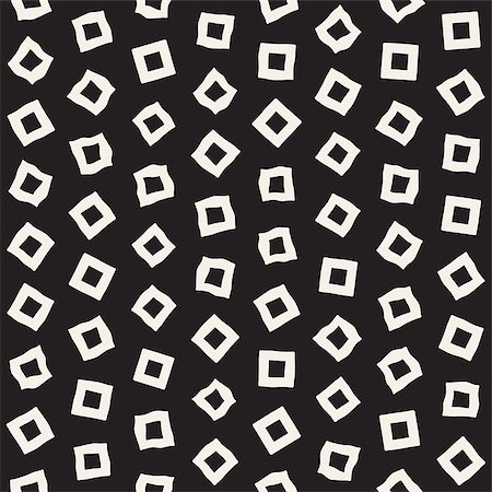 simsearch:400-08403491,k - Stylish Doodle Scattered Shapes. Artistic Hand Drawn Texture. Vector Seamless Black And White Freehand Pattern Foto de stock - Super Valor sin royalties y Suscripción, Código: 400-08956260