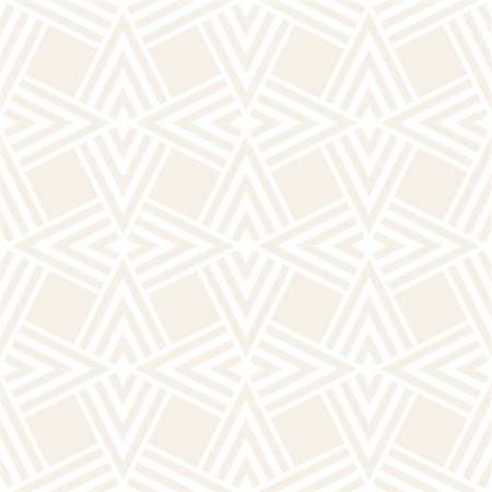 simsearch:400-08673224,k - Subtle Geometric Ornament With Striped Interlacing Rhombuses. Vector Seamless Monochrome Pattern. Modern Stylish Texture. Stock Photo - Budget Royalty-Free & Subscription, Code: 400-08956271
